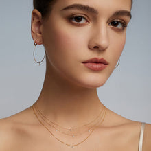 Load image into Gallery viewer, CHASSE | Pear Shape Floating Diamond Necklace