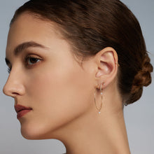 Load image into Gallery viewer, CHEVAL | Single Floating Diamond Stud Earring by Aurelie Gi — detail view