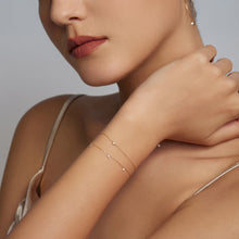 Load image into Gallery viewer, POISE | Triple Floating Diamond Bracelet by Aurelie Gi — detail view
