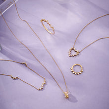 Load image into Gallery viewer, SAYLOR | Lab Grown Diamond Heart Necklace by Aurelie Gi — on model