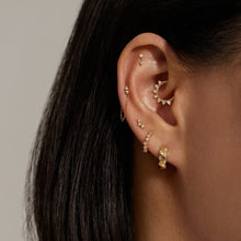 Load image into Gallery viewer, EMBER | Lab Grown Diamond Threadless Flatback Earring by Aurelie Gi — detail view