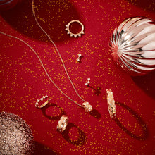Load image into Gallery viewer, HAZEL | Lab Grown Diamond Ring Necklace by Aurelie Gi — alternate angle