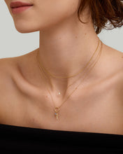 Load image into Gallery viewer, SIENNA | Lab Grown Diamond Solitaire Necklace by Aurelie Gi — on model