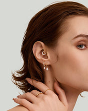 Load image into Gallery viewer, POMONA | Pear Lab Grown Diamond Earring Charm by Aurelie Gi — alternate angle