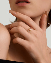 Load image into Gallery viewer, COLETTE | Pearl and Lab Grown Diamond Ring by Aurelie Gi — detail view