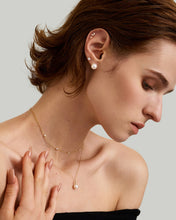 Load image into Gallery viewer, LUNARA | 9.5-10MM Pearl Single Stud Earring by Aurelie Gi — alternate angle