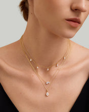 Load image into Gallery viewer, CASELLA | Pear Lab Grown Diamond Solitaire Necklace by Aurelie Gi — alternate angle