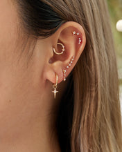 Load image into Gallery viewer, STARLET | Diamond Bar Single Stud by Aurelie Gi — detail view