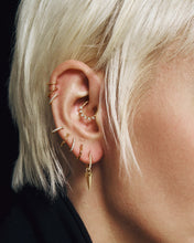 Load image into Gallery viewer, DELPLHI | Gold Dagger Earring Charm by Aurelie Gi — detail view
