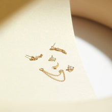 Load image into Gallery viewer, CRESCENT | Moon Threadless Flatback Earring