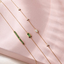 Load image into Gallery viewer, GLIMMER | Tsavorite Bracelet by Aurelie Gi — on model