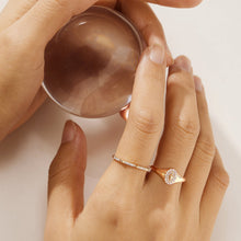 Load image into Gallery viewer, NEPTUNE | Diamond Constellation Stackable Band by Aurelie Gi — detail view