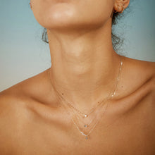 Load image into Gallery viewer, GENISIS | Grey Diamond and White Sapphire Constellation Necklace by Aurelie Gi — detail view