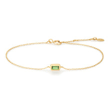 Load image into Gallery viewer, ASPEN | Tsavorite Bezel Bracelet