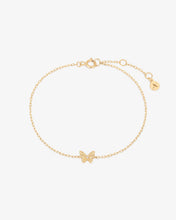 Load image into Gallery viewer, FABLE | Lab Grown Diamond Accent Butterfly Bracelet by Aurelie Gi