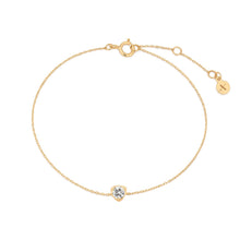 Load image into Gallery viewer, CLEMENTINE | Lab Grown Diamond Solitaire Bracelet by Aurelie Gi — alternate angle