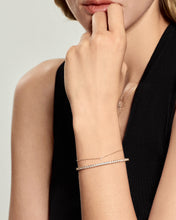 Load image into Gallery viewer, Letter Pavé Diamond Bracelet by Aurelie Gi — alternate angle