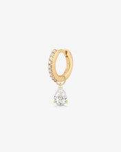 Load image into Gallery viewer, Radiant Diamond Huggie & Charm Set by Aurelie Gi