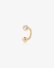 Load image into Gallery viewer, ISABELLA | Lab Grown Diamond Barbell Ring by Aurelie Gi