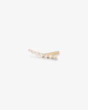 Load image into Gallery viewer, MONICA | Single Diamond Bar Stud by Aurelie Gi