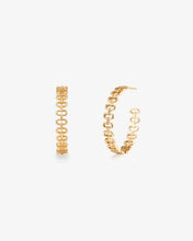 Load image into Gallery viewer, ELEANOR | Slender Paper Clip C-Hoop Earrings by Aurelie Gi