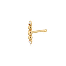 Load image into Gallery viewer, ASH | Lab Grown Diamond Beaded Climber Stud Earring
