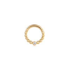 Load image into Gallery viewer, EMERY | Lab Grown Diamond Beaded Clicker Hoop