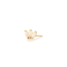 Load image into Gallery viewer, BLOOM | Triple Opal Stud Earring