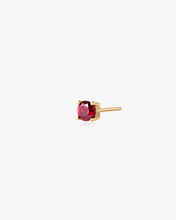 Load image into Gallery viewer, CHARISSA | Lab Ruby Stud Single Earring by Aurelie Gi