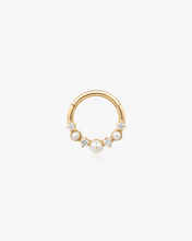 Load image into Gallery viewer, ADDY | Pearl and Lab Grown Diamond Clicker Earring by Aurelie Gi