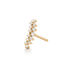 Load image into Gallery viewer, HAYLEA | Lab Grown Diamond Climber by Aurelie Gi — on model