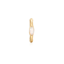 Load image into Gallery viewer, ARETHA | Opal Huggie by Aurelie Gi — alternate angle