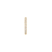 Load image into Gallery viewer, IMAN | Lab Grown Diamond Paperclip Huggie by Aurelie Gi — alternate angle