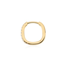 Load image into Gallery viewer, HALLIE | Bead Set Lab Grown Diamond Huggie by Aurelie Gi — alternate angle