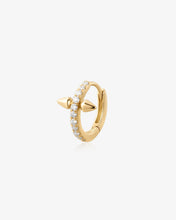Load image into Gallery viewer, PADMA | Lab Grown Diamond Dagger Huggie by Aurelie Gi