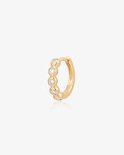 Load image into Gallery viewer, ORION | Bezel Lab Grown Diamond Huggie by Aurelie Gi