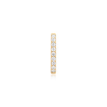 Load image into Gallery viewer, SOLEIL | Bead Set Lab Grown Diamond Huggie by Aurelie Gi — alternate angle
