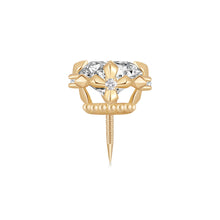Load image into Gallery viewer, REMY | Lab Grown Diamond Accented Threaded Flatback by Aurelie Gi — alternate angle