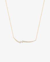 Load image into Gallery viewer, NICO | White Sapphire Curved Necklace by Aurelie Gi