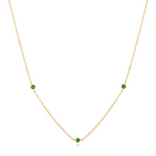 Load image into Gallery viewer, CARINA | Triple Tsavorite Necklace
