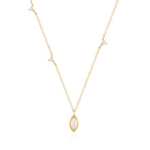 Load image into Gallery viewer, LYRIC | Opal and Lab-Grown Diamond Necklace