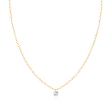 Load image into Gallery viewer, PIROUETTE | Single Floating Diamond Necklace