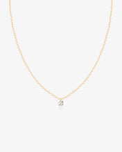 Load image into Gallery viewer, PIROUETTE | Single Floating Diamond Necklace by Aurelie Gi
