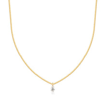 Load image into Gallery viewer, CHASSE | Pear Shape Floating Diamond Necklace
