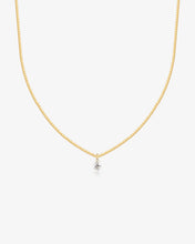 Load image into Gallery viewer, CHASSE | Pear Shape Floating Diamond Necklace by Aurelie Gi