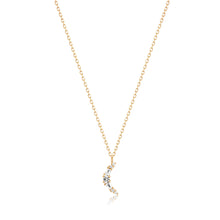 Load image into Gallery viewer, PHOENIX | White Sapphire Necklace by Aurelie Gi — on model