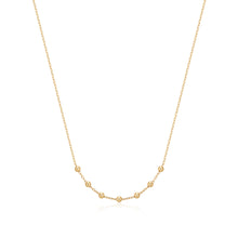 Load image into Gallery viewer, ERICA | 14kt Gold Beaded Necklace by Aurelie Gi — on model