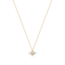 Load image into Gallery viewer, TAMMY | Double Opal Necklace by Aurelie Gi — on model