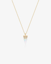 Load image into Gallery viewer, LORETTA | Opal and Lab Grown Diamond Drop Necklace by Aurelie Gi