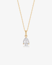 Load image into Gallery viewer, CASELLA | Pear Lab Grown Diamond Solitaire Necklace by Aurelie Gi